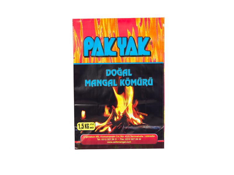 Pakyak Doğal Mangal Kömürü 1,5 kg